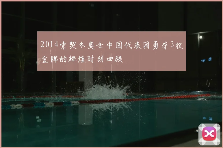 2014索契冬奥会中国代表团勇夺3枚金牌的辉煌时刻回顾